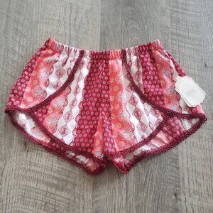 NWT Altar'd State Red Flowy Shorts.